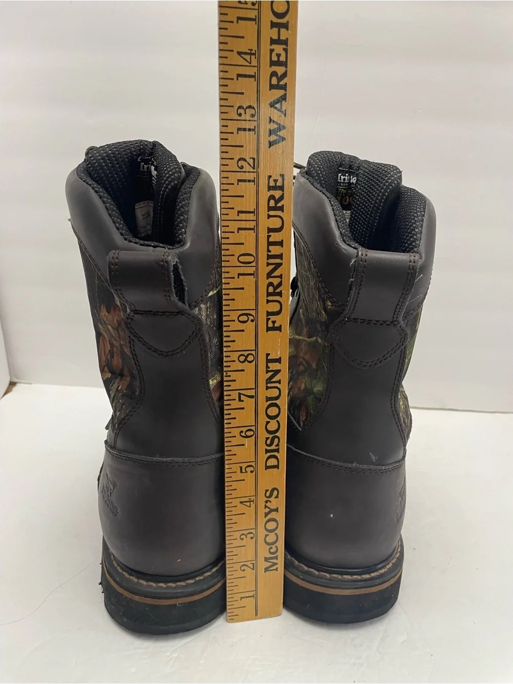 Irish Setter size 13 D Leather 1000 gram Thinsulate camo Hunting Boot-wtaerproof